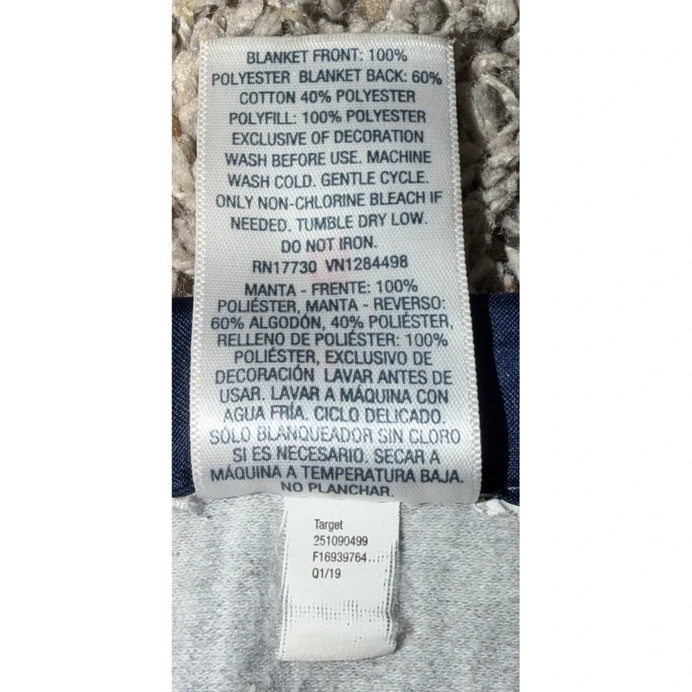 Vineyard Vines for Target Whale security blanket lovey Blue Pink‎
